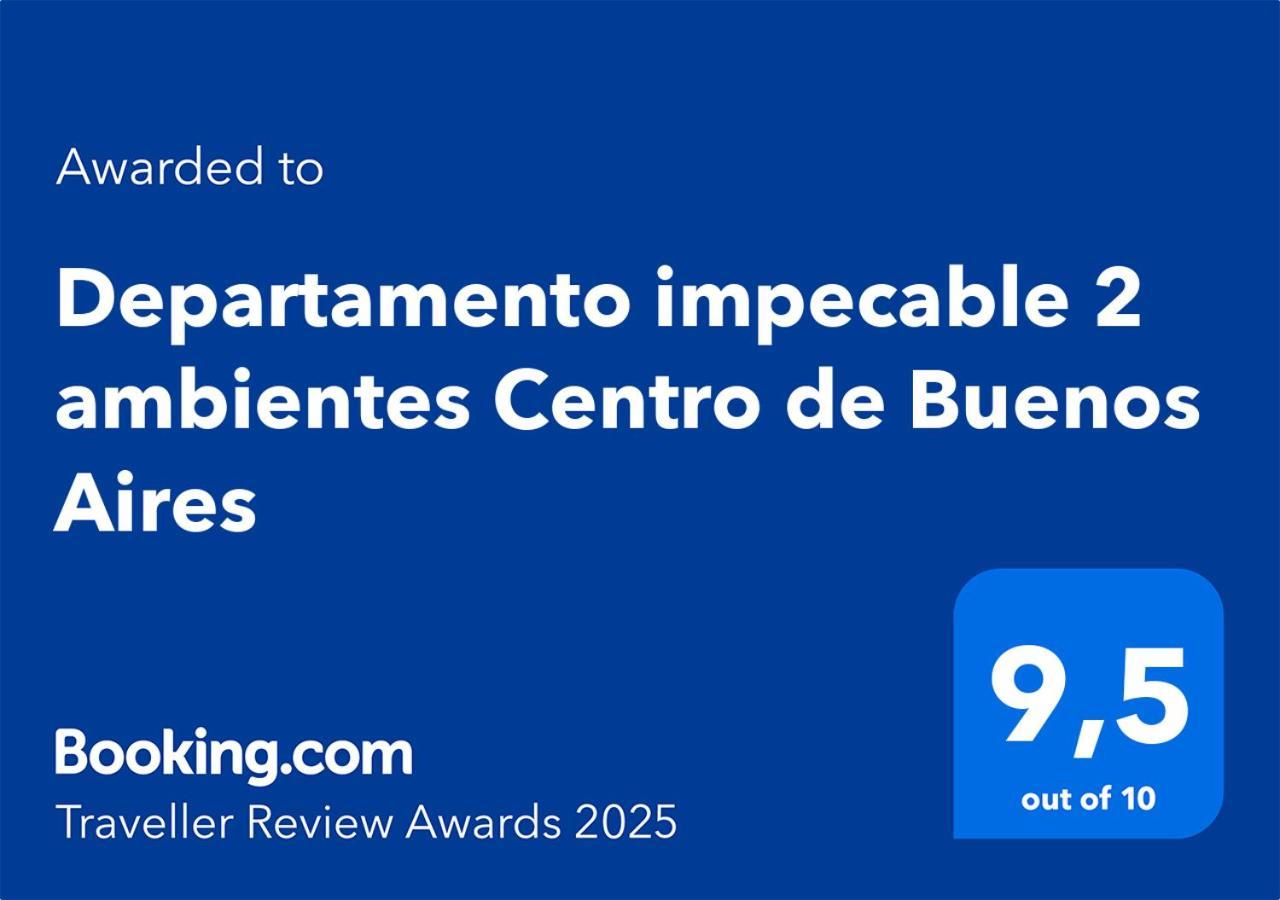 Apartament Departamento Impecable 2 Ambientes Centro De Buenos Aires Zewnętrze zdjęcie